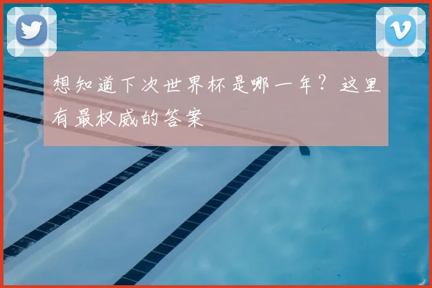 想知道下次世界杯是哪一年?这里有最权威的答案
