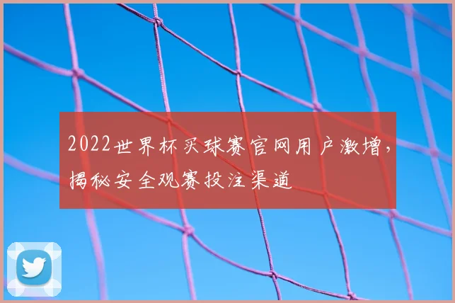 2022世界杯买球赛官网用户激增,揭秘安全观赛投注渠道